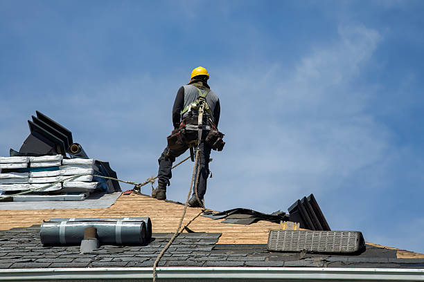Professional Roof Replacement technician working in Newington, GA
